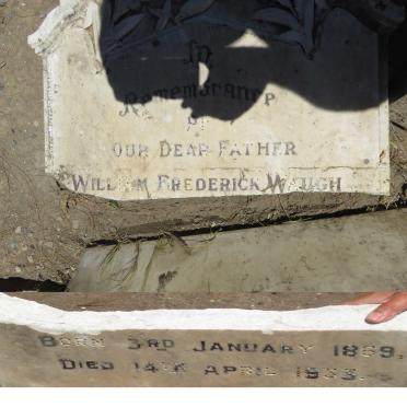 WAUGH William Frederick 1869-1933 &amp; Jeanetta Sophia NORVAL -1919