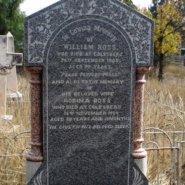 ROSS William -1900 &amp; Robina -1904