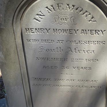 AVERY Henry Howey -1869