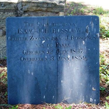 ROSSOUW Isaac Joh. 1837-1859
