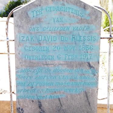 PLESSIS Izak David, du 1836-1917 &amp; Aletta C. SMIT
