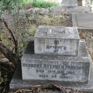 PARKINSON Herbert Stephen -1902