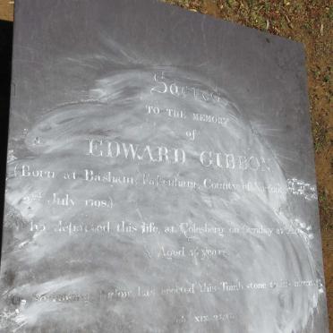 GIBBON Edward 1798-