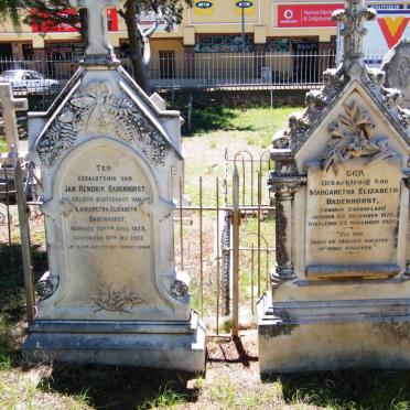 BADENHORST Jan Hendrik 1823-1902 &amp; Margaretha Elizabeth GROBBELAAR 1826-1906