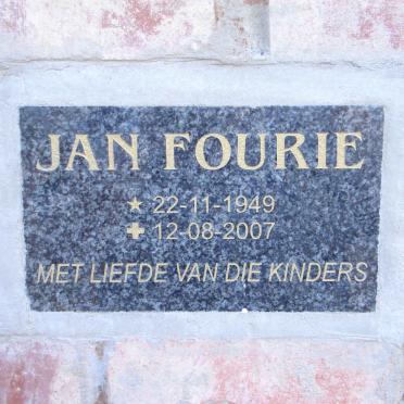 FOURIE Jan 1949-2007