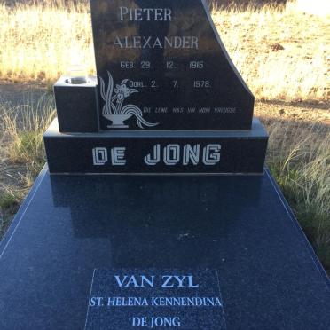 JONG Pieter Alexander, de 1915-1978 :: VAN ZYL St. Helena Kennendina, DE JONG 1924-2011