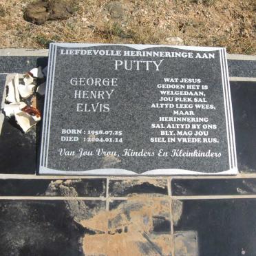 PUTTY George Henry Elvis 1958-2004