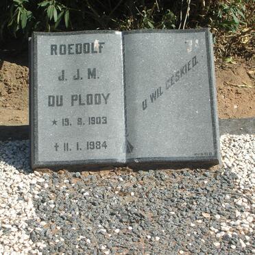 PLOOY Roedolf J.J.M., du 1903-1984