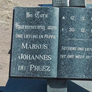 PREEZ Markus Johannes, du 1937-1973