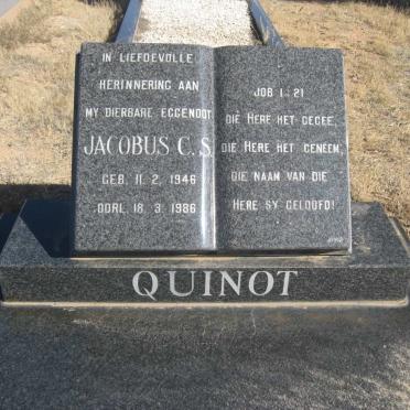QUINOT Jacobus C.S. 1946-1986