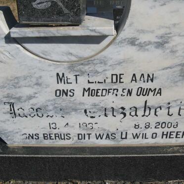 HATTINGH Jacoba Elizabeth 193?-2008