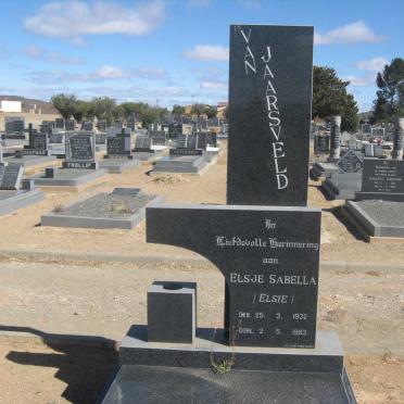JAARSVELD Elsje Sabella, van 1932-1983