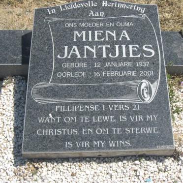 JANTJIES Miena 1937-2001