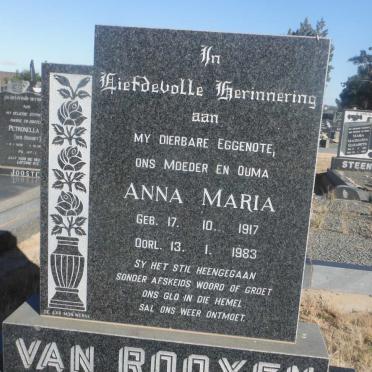 ROOYEN Dirk Willem, van 1913-1994 &amp; Anna Maria 1917-1983