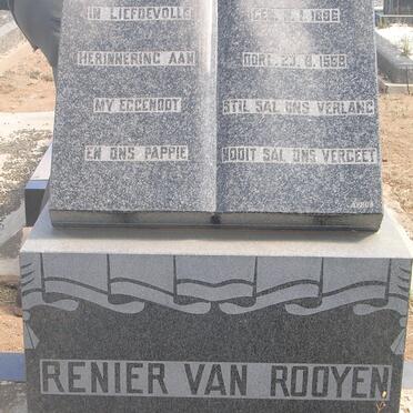 ROOYEN Renier, van 1896-1969