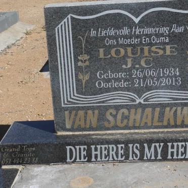 SCHALKWYK Louise J.C., van 1934-2013