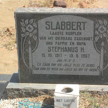 SLABBERT Stephanus H. 1917-1967 