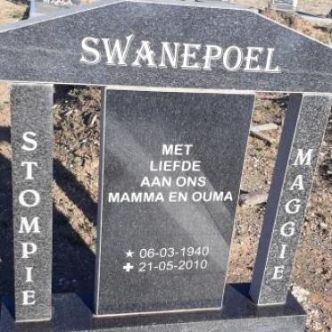 SWANEPOEL Maggie 1940-2010