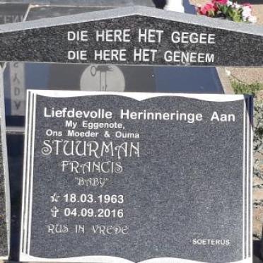 STUURMAN Francis 1963-2016