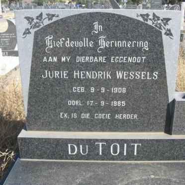 TOIT Jurie Hendrik Wessels, du 1908-1985 