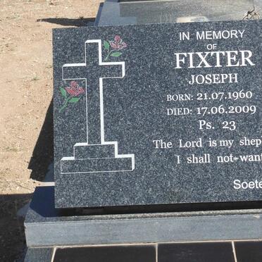 FIXTER Joseph 1960-2009