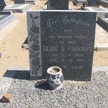FREEMAN Elsie S. 1882-1987