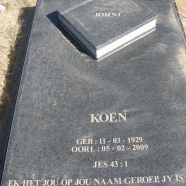 KOEN Johni 1929-2009 