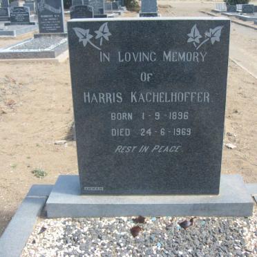 KACHELHOFFER Harris 1896-1969