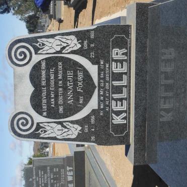 KELLER Annatjie nee FOURIE 1956-1981