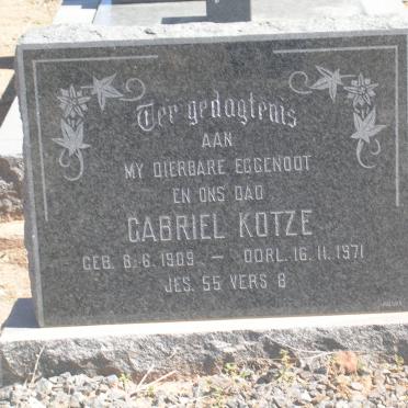 KOTZE Gabriel 1909-1971