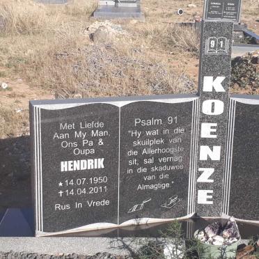 KOENZE Hendrik 1950-2011