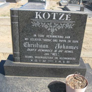 KOTZE Christiaan Johannes 1932-1985