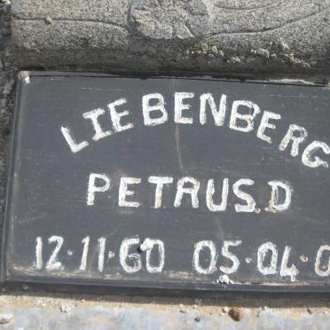 LIEBENBERG Petrus D. 1960-2002