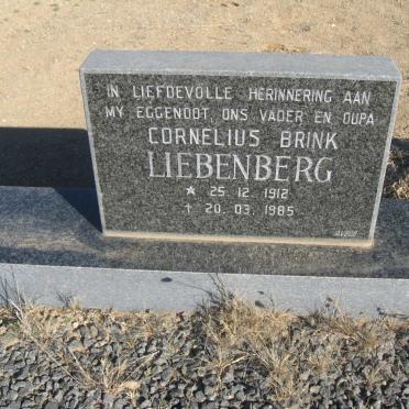 LIEBENBERG Cornelius Brink 1912-1985