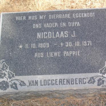 LOGGERENBERG Nicolaas J., van 1909-1971
