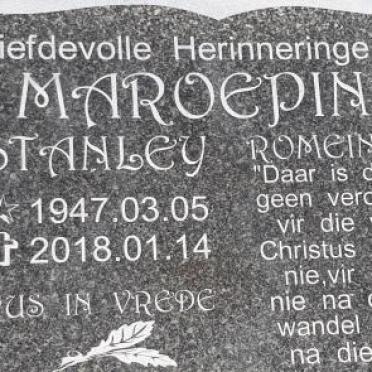 MAROEPING Stanley 1947-2018