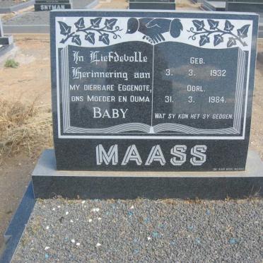MAASS Baby 1932-1984