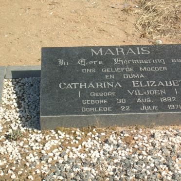 MARAIS Catharina Elizabeth nee VILJOEN 1892-1971