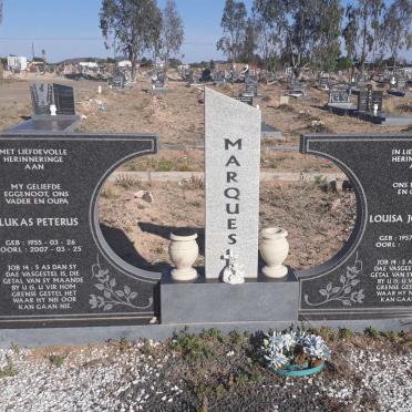 MARQUES Lukas Peterus 1955-2007 &amp; Louisa Johanna 1957-