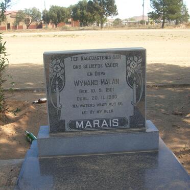 MARAIS Wynand Malan 1901-1980 