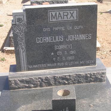 MARX Cornelius Johannes 1910-1969