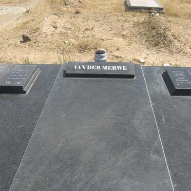 MERWE David Jacobus, van der 1924-2009 &amp; Anna Susanna 1933-