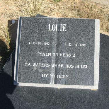 NEL Louie 1912-1999 &amp; Hendrika Johanna BLAAUW 1919-