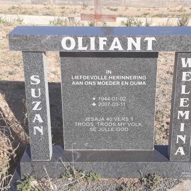 OLIFANT Suzan Welemina 1944-2007