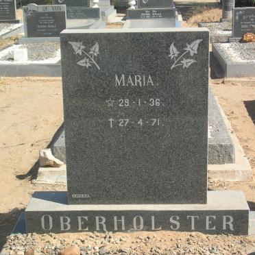 OBERHOLSTER Maria 1936-1971