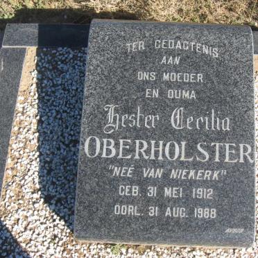 OBERHOLSTER Hester Cecilia nee VAN NIEKERK 1912-1988