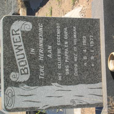 BOUWER ? 1913-1977
