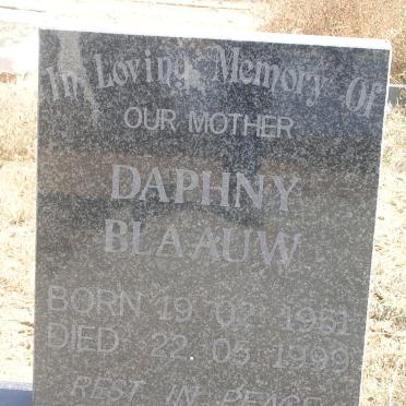 BLAAUW Daphny 1951-1999