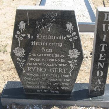 BUITENDAG Ryno Gert 1981-2002
