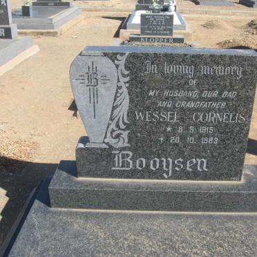 BOOYSEN Wessel Cornelis 1915-1983